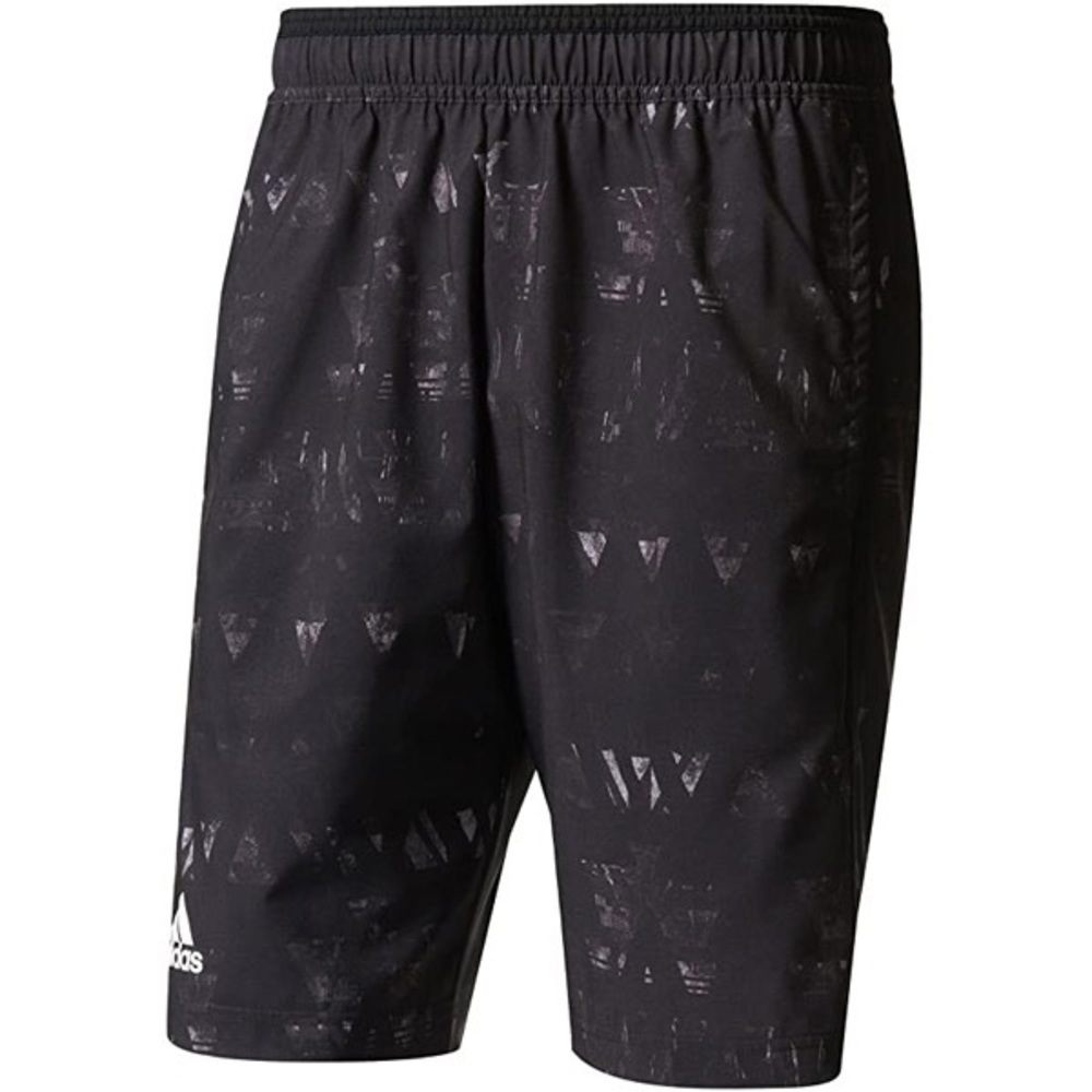 ADIDAS Boy’s Essex Black Printed Bermuda Casual Athletic Shorts Size M